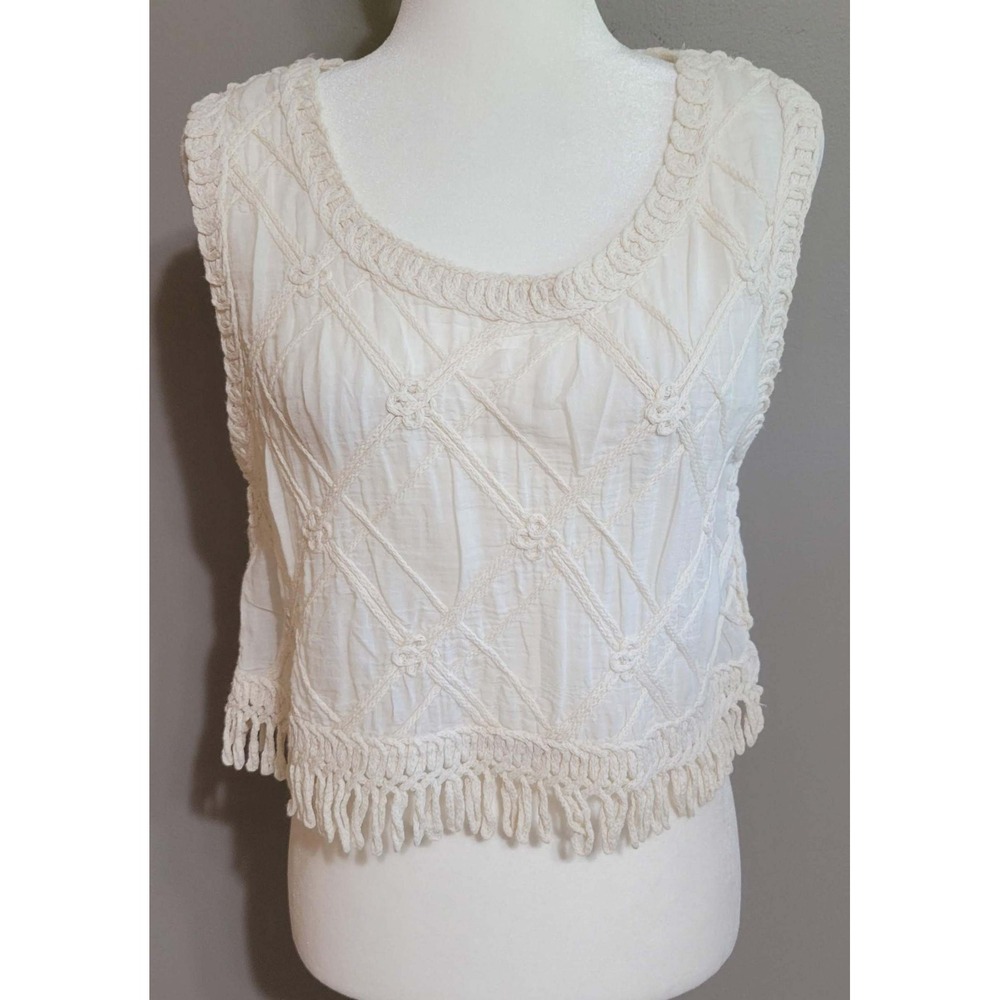 Lumiere Cotton Boho Crop Top
